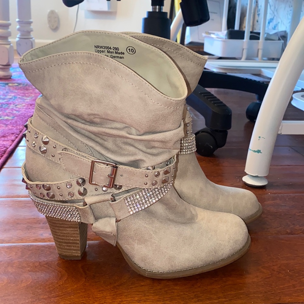 Studded boots